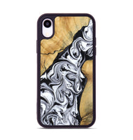iPhone Xr Wood Phone Case - Sydnie (Black & White, 801004)