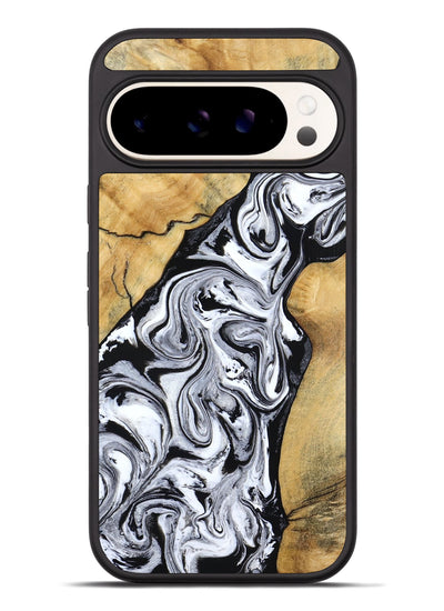 Pixel 9 Pro XL Wood Phone Case - Sydnie (Black & White, 801004)