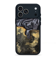 iPhone 17 Pro Max Wood Phone Case - Laquita (Black & White, 801005)