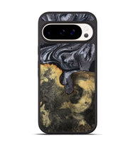 Pixel 9 Wood Phone Case - Laquita (Black & White, 801005)