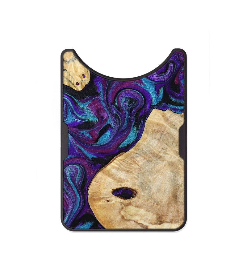 Alloy Wood Wallet - Thelma (Purple, 801006)