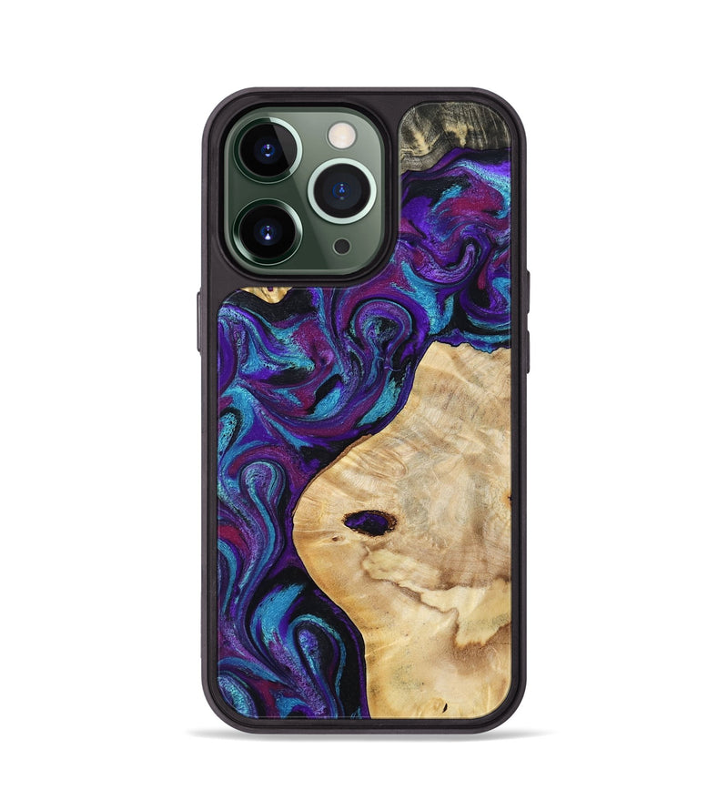 iPhone 13 Pro Wood Phone Case - Thelma (Purple, 801006)