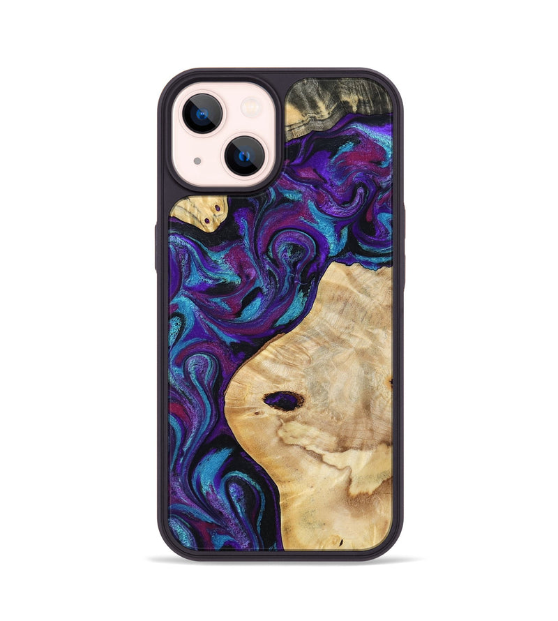 iPhone 14 Wood Phone Case - Thelma (Purple, 801006)