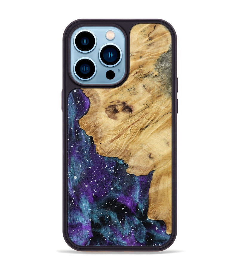 iPhone 14 Pro Max Wood Phone Case - Tammie (Cosmos, 801009)