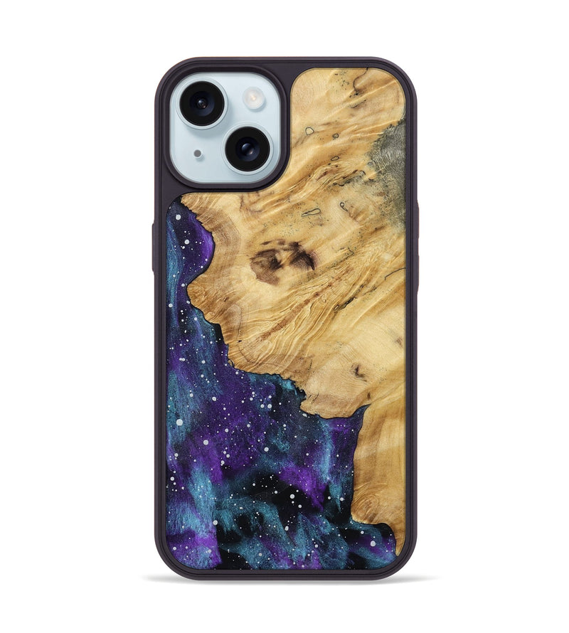 iPhone 15 Wood Phone Case - Tammie (Cosmos, 801009)