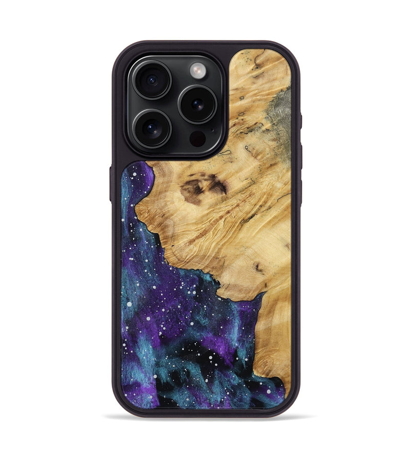 iPhone 15 Pro Wood Phone Case - Tammie (Cosmos, 801009)