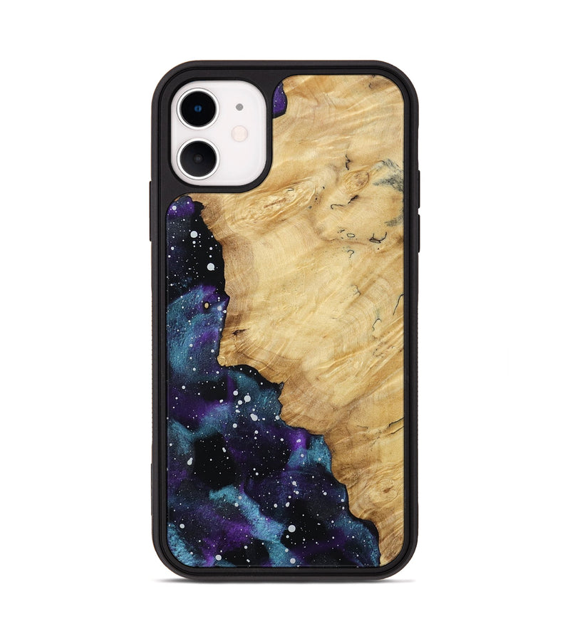 iPhone 11 Wood Phone Case - Brittni (Cosmos, 801011)