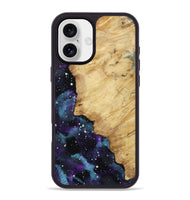 iPhone 16 Plus Wood Phone Case - Brittni (Cosmos, 801011)