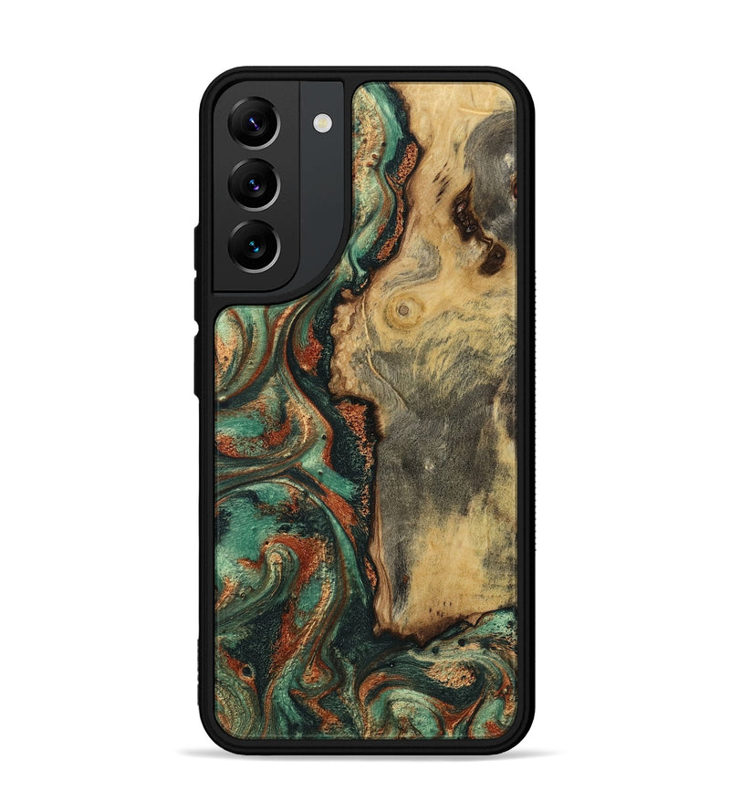 Galaxy S22 Plus Wood Phone Case - Baylee (Green, 801021)
