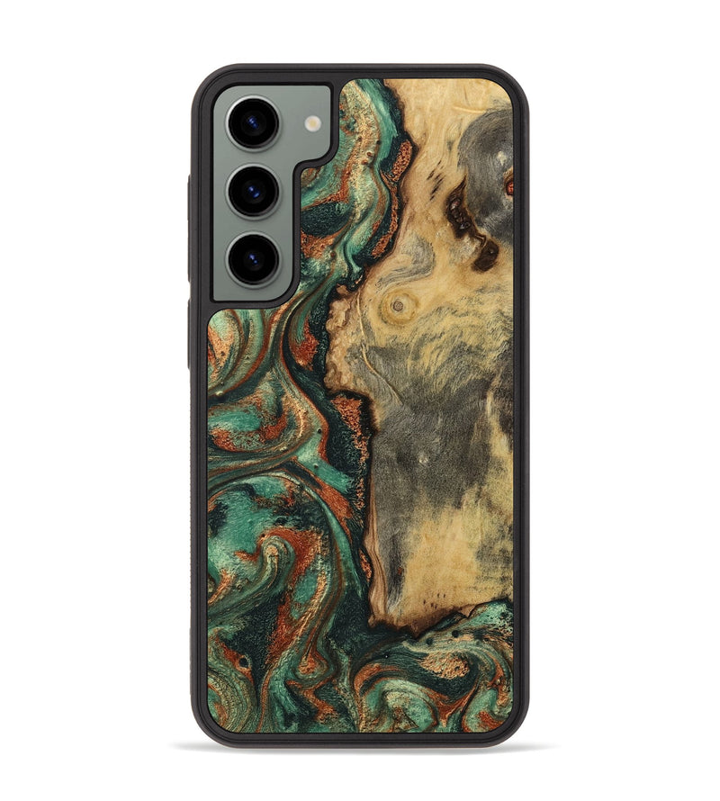 Galaxy S23 Plus Wood Phone Case - Baylee (Green, 801021)