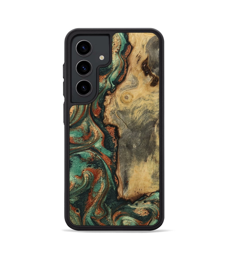 Galaxy S24 Wood Phone Case - Baylee (Green, 801021)