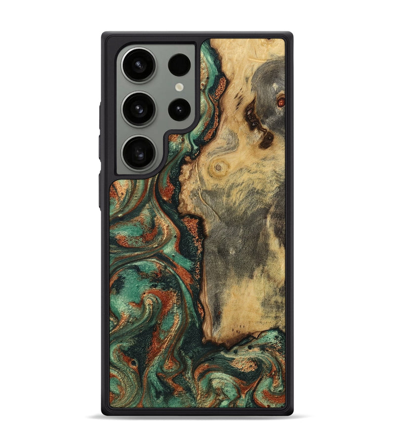 Galaxy S24 Ultra Wood Phone Case - Baylee (Green, 801021)