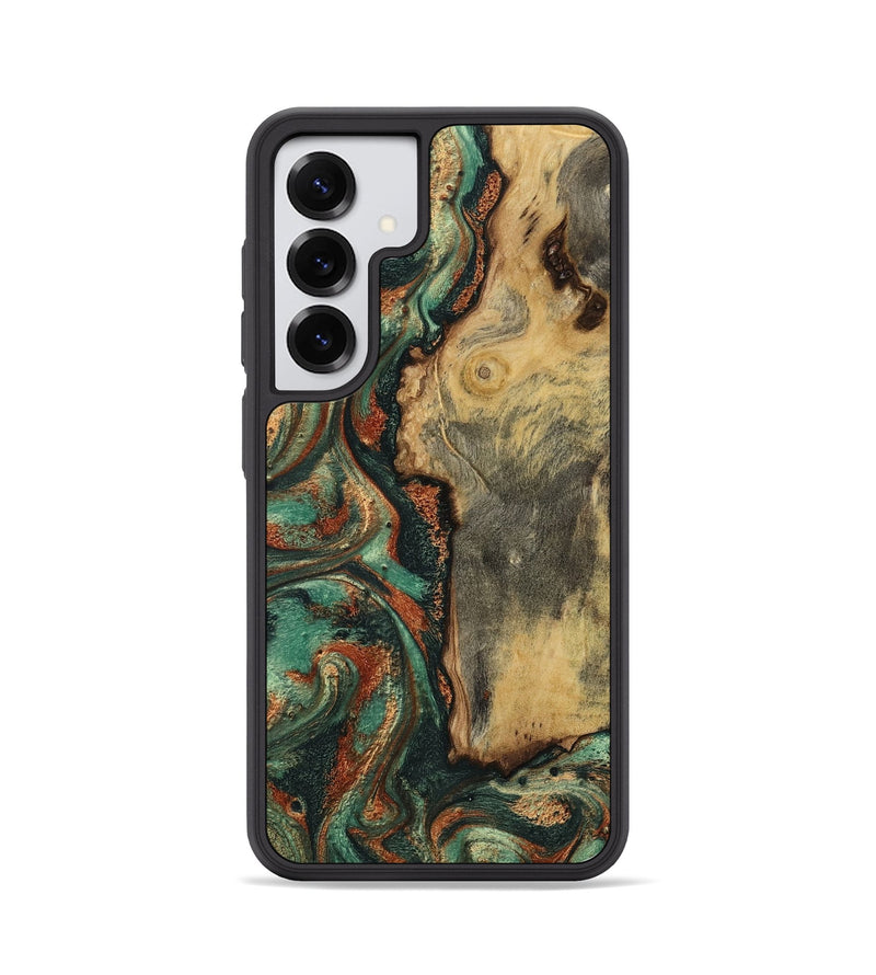 Galaxy S25 Wood Phone Case - Baylee (Green, 801021)