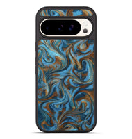 Pixel 10 Pro XL ResinArt Phone Case - Jasiah (Teal & Gold, 801030)