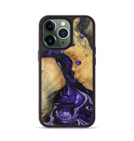 iPhone 13 Pro Wood Phone Case - Rusty (Purple, 801031)