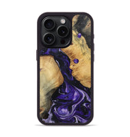 iPhone 15 Pro Wood Phone Case - Rusty (Purple, 801031)