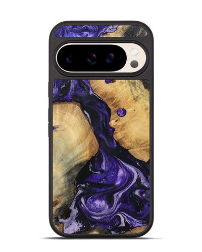 Pixel 10 Wood Phone Case - Rusty (Purple, 801031)