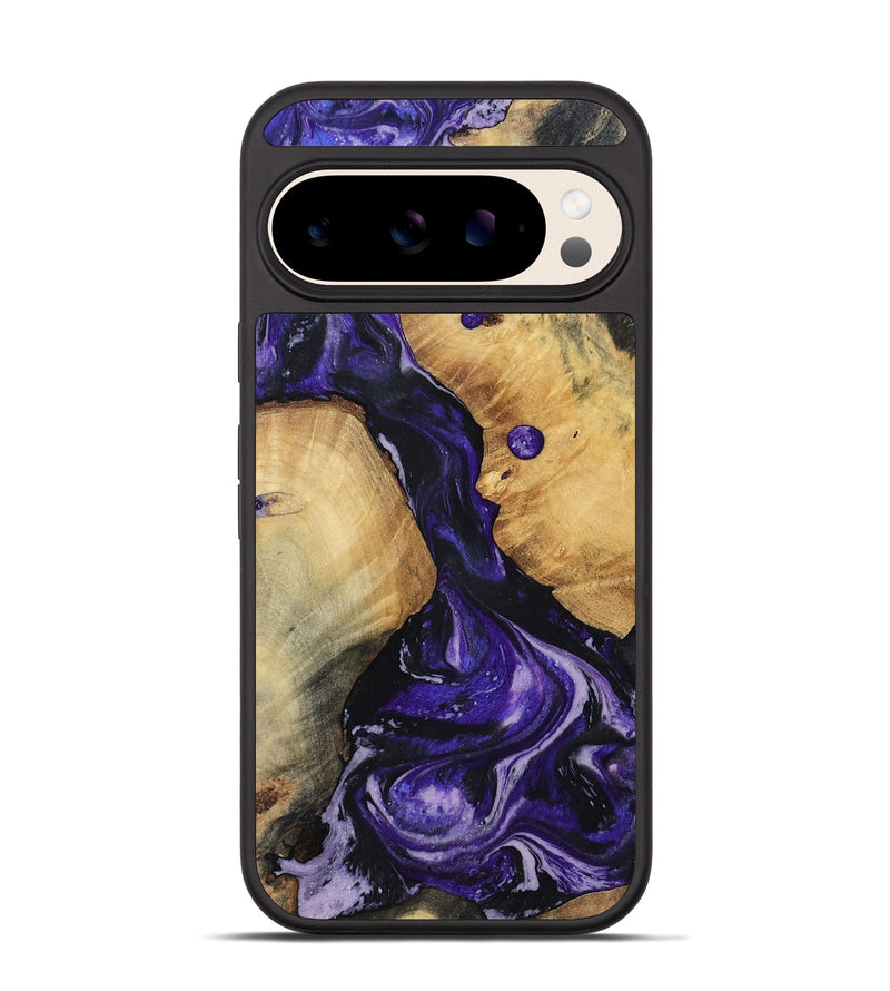 Pixel 10 Wood Phone Case - Rusty (Purple, 801031)