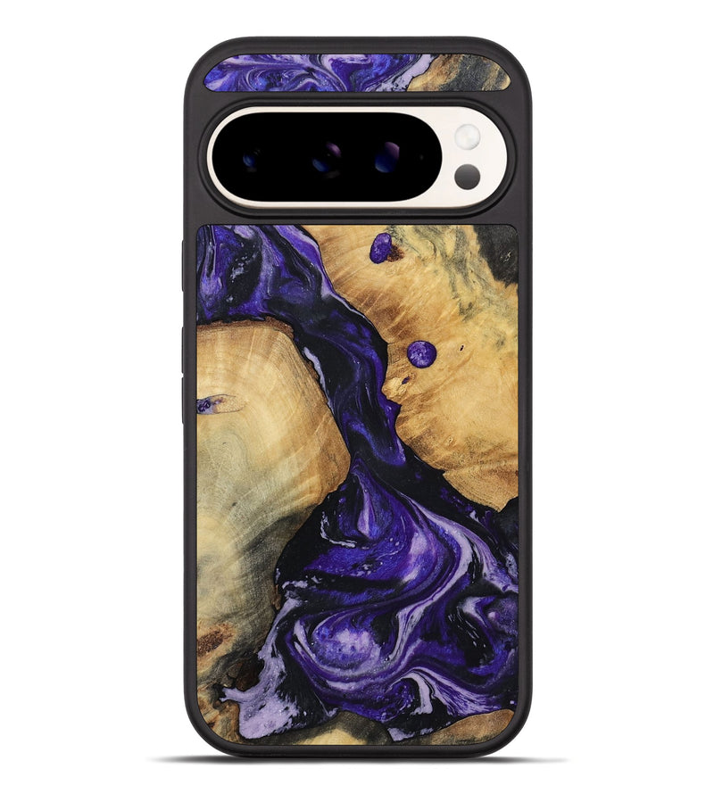 Pixel 10 Pro XL Wood Phone Case - Rusty (Purple, 801031)