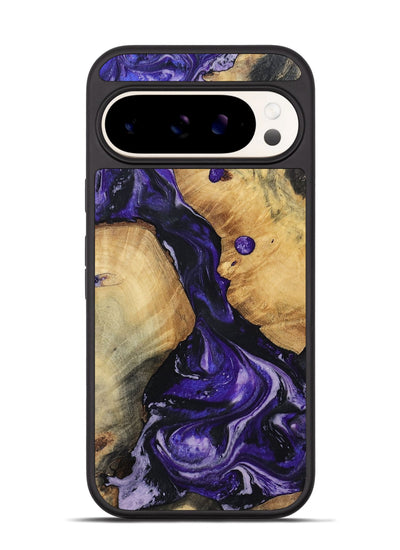 Pixel 9 Pro Wood Phone Case - Rusty (Purple, 801031)