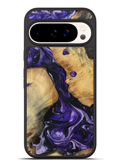Pixel 9 Pro XL Wood Phone Case - Rusty (Purple, 801031)