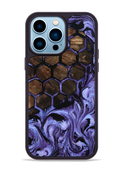iPhone 14 Pro Max Wood Phone Case - Robyn (Pattern, 801033)