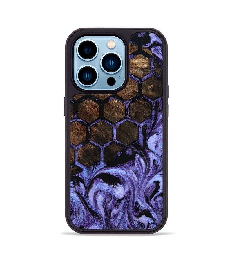 iPhone 14 Pro Wood Phone Case - Robyn (Pattern, 801033)