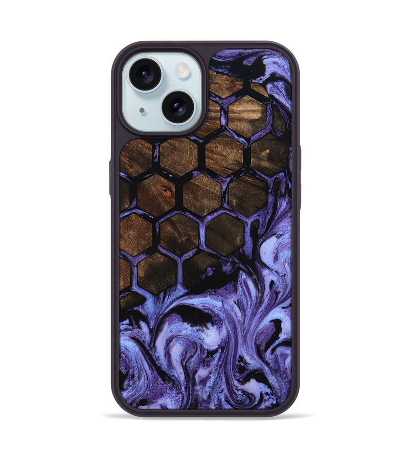 iPhone 15 Wood Phone Case - Robyn (Pattern, 801033)