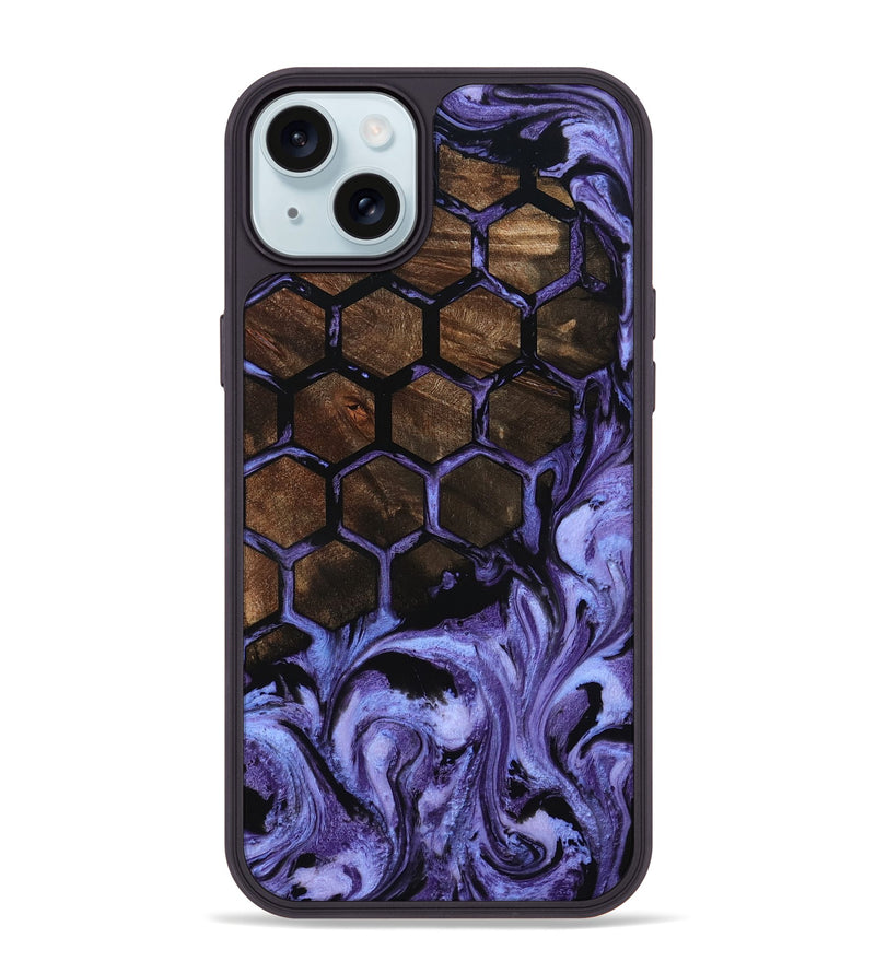 iPhone 15 Plus Wood Phone Case - Robyn (Pattern, 801033)