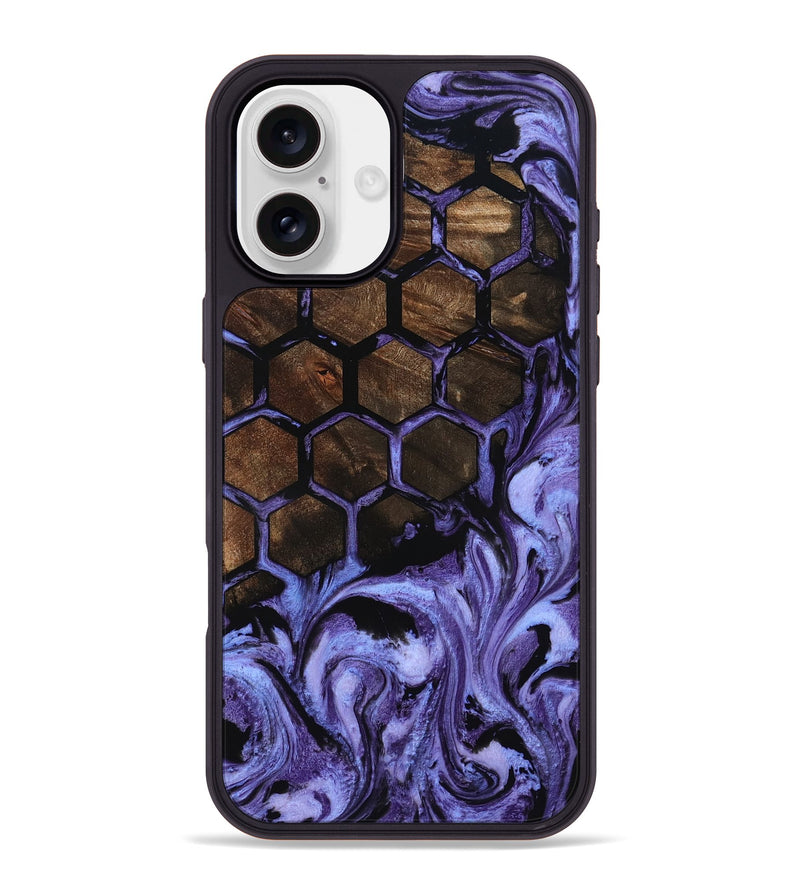 iPhone 16 Plus Wood Phone Case - Robyn (Pattern, 801033)