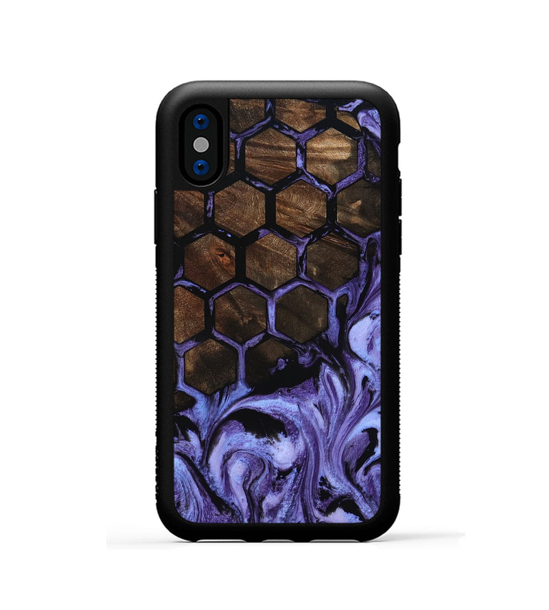 iPhone Xs Wood Phone Case - Robyn (Pattern, 801033)