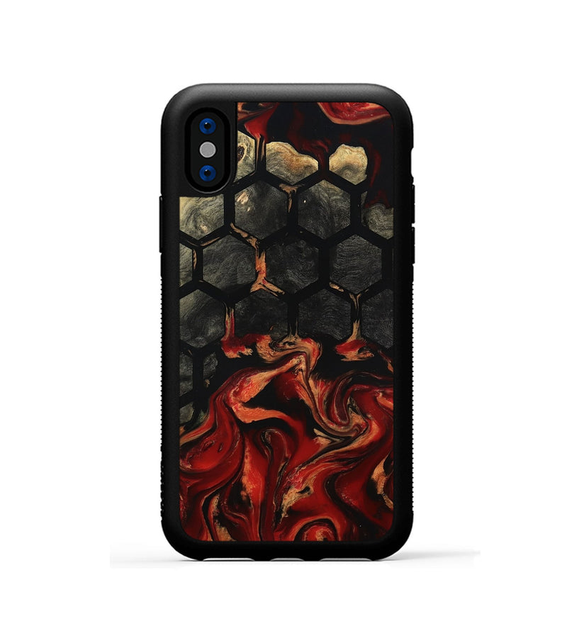 iPhone Xs Wood Phone Case - Kirsten (Pattern, 801034)