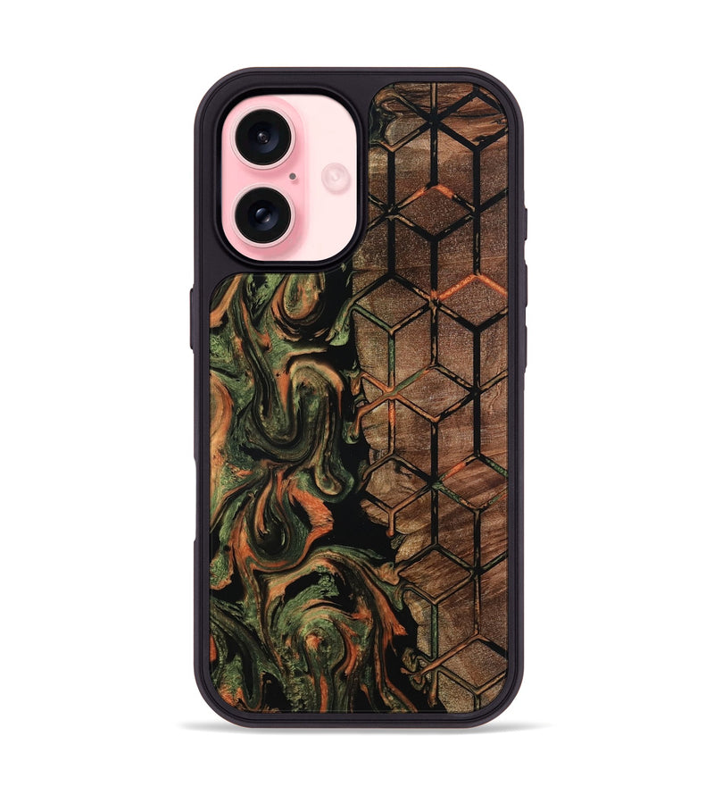 iPhone 16 Wood Phone Case - Gavyn (Pattern, 801035)