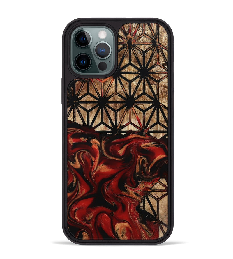 iPhone 12 Pro Max Wood Phone Case - Dock (Pattern, 801036)