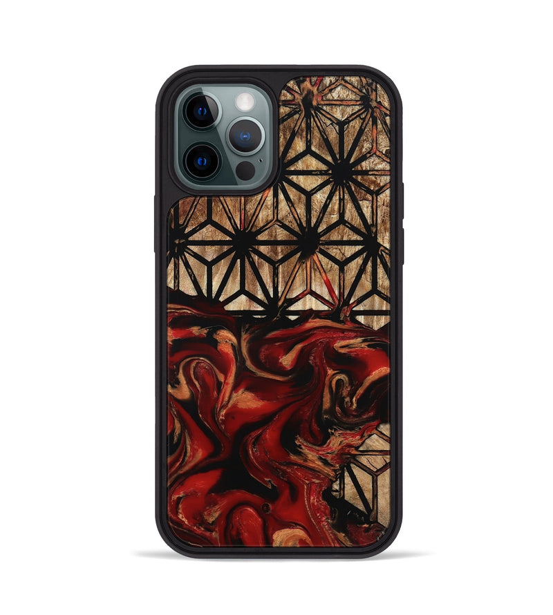iPhone 12 Pro Wood Phone Case - Dock (Pattern, 801036)