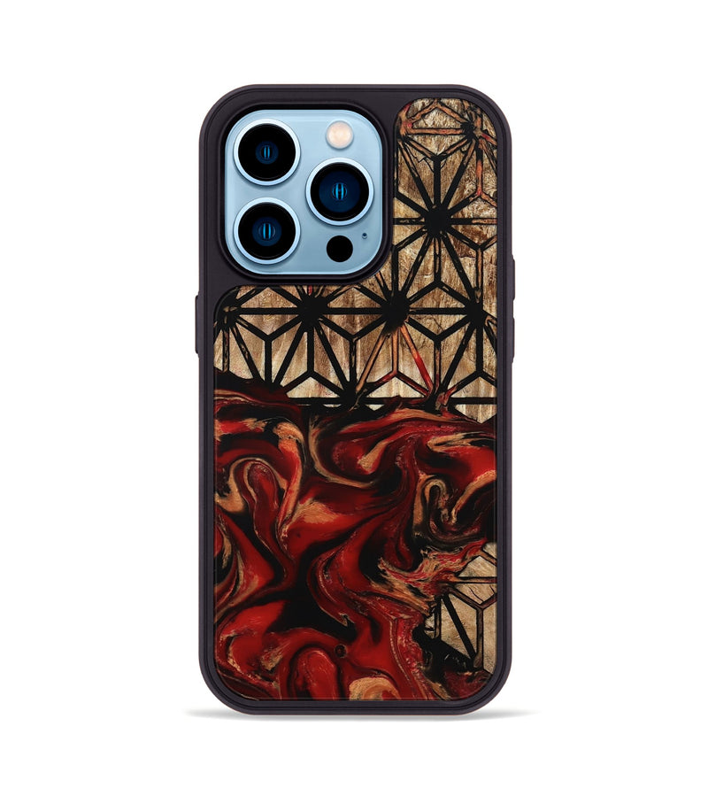 iPhone 14 Pro Wood Phone Case - Dock (Pattern, 801036)