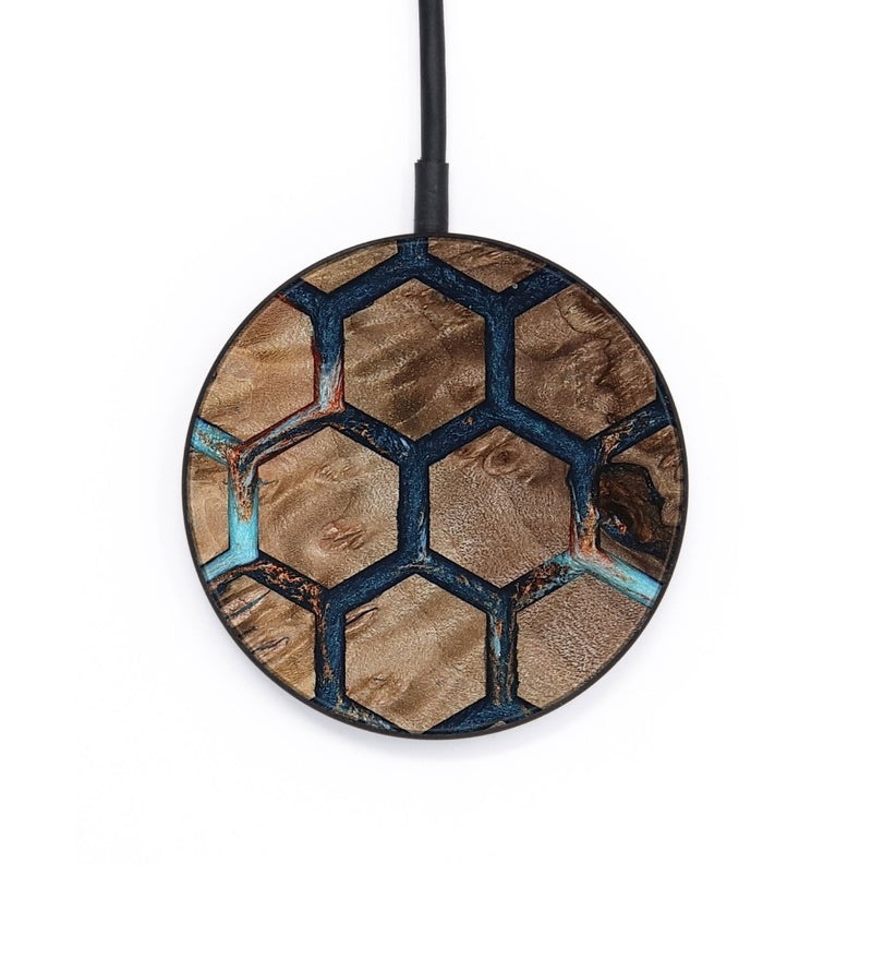 Circle Wood Wireless Charger - Darrell (Pattern, 801037)