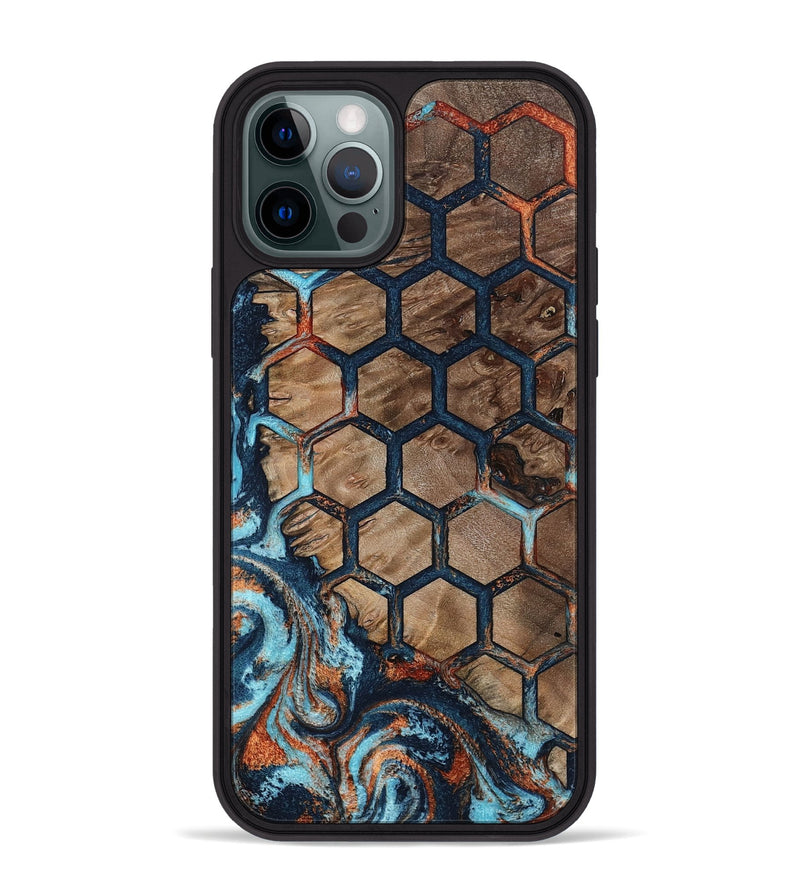 iPhone 12 Pro Max Wood Phone Case - Darrell (Pattern, 801037)