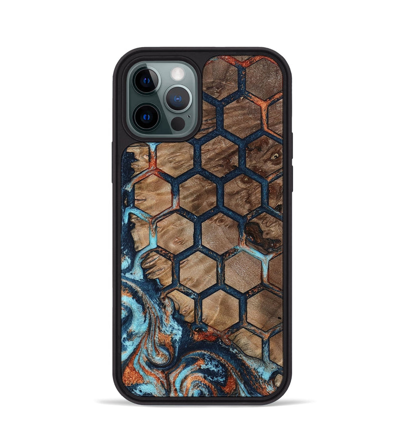 iPhone 12 Pro Wood Phone Case - Darrell (Pattern, 801037)
