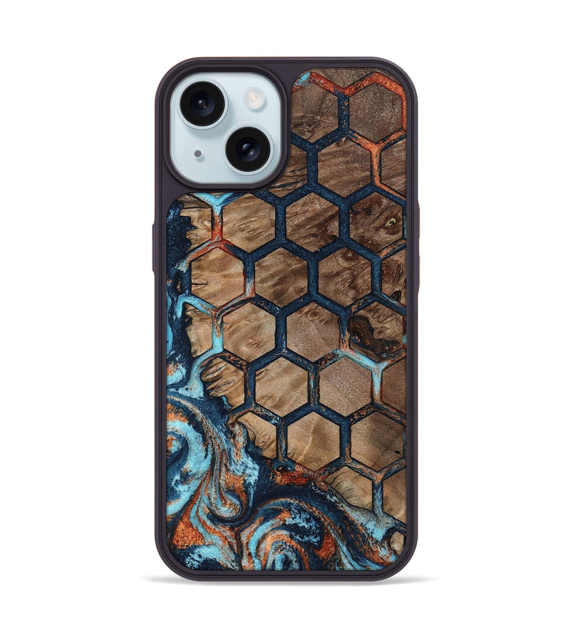 iPhone 15 Wood Phone Case - Darrell (Pattern, 801037)