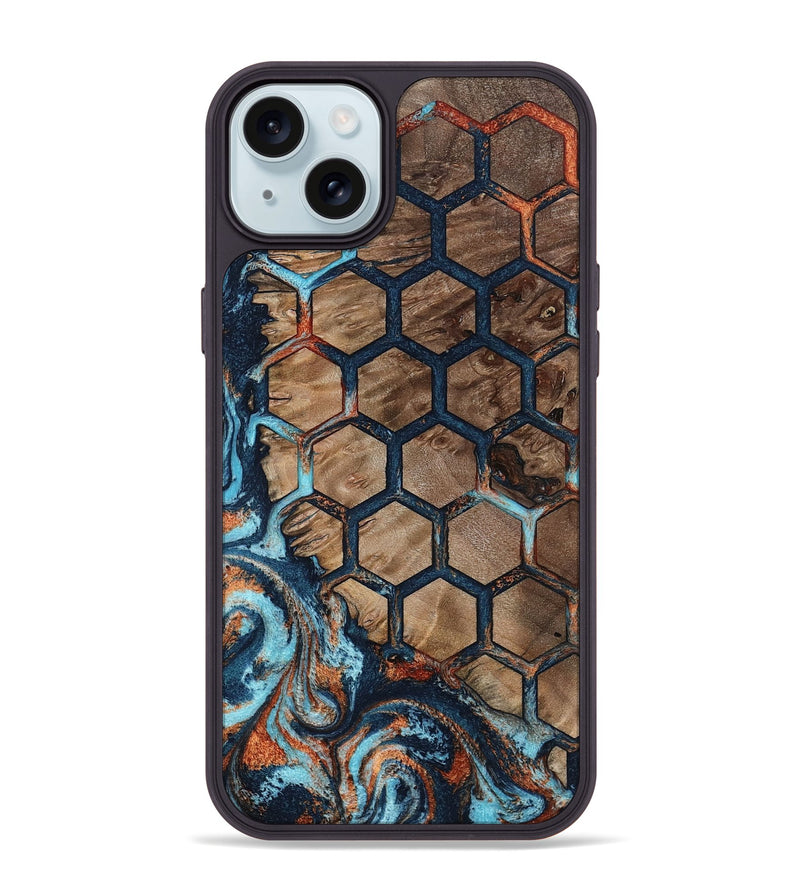 iPhone 15 Plus Wood Phone Case - Darrell (Pattern, 801037)