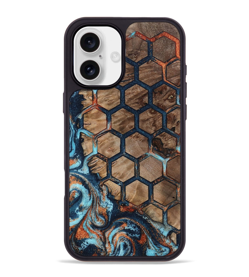 iPhone 16 Plus Wood Phone Case - Darrell (Pattern, 801037)