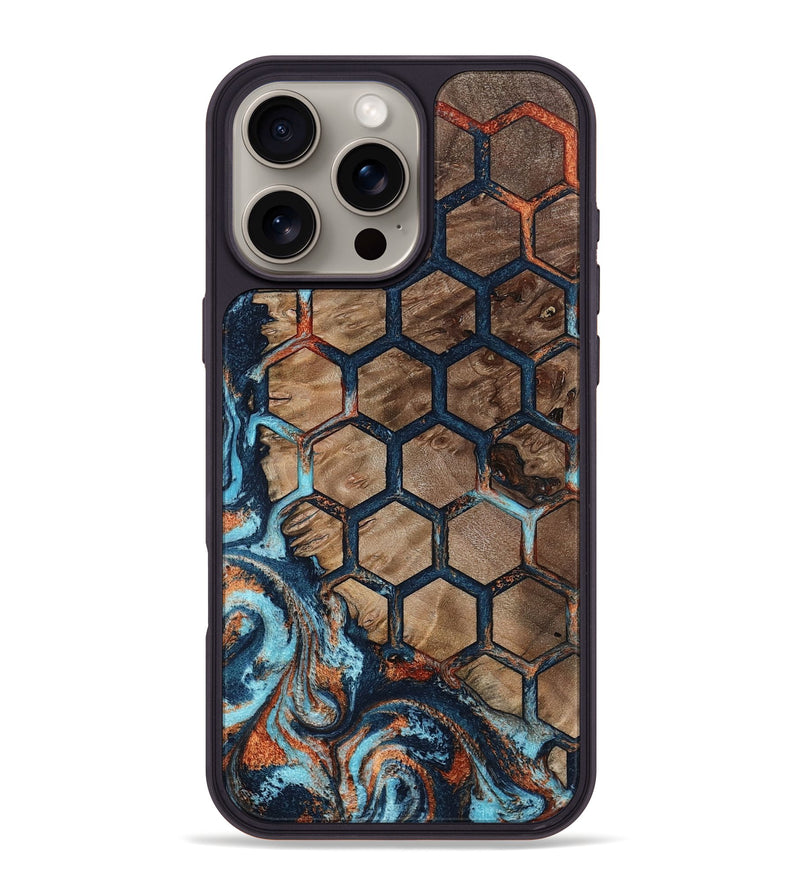 iPhone 16 Pro Max Wood Phone Case - Darrell (Pattern, 801037)