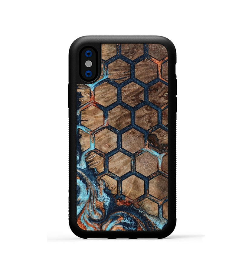 iPhone Xs Wood Phone Case - Darrell (Pattern, 801037)