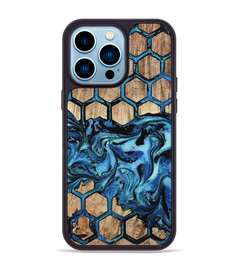 iPhone 14 Pro Max Wood Phone Case - Camille (Pattern, 801038)