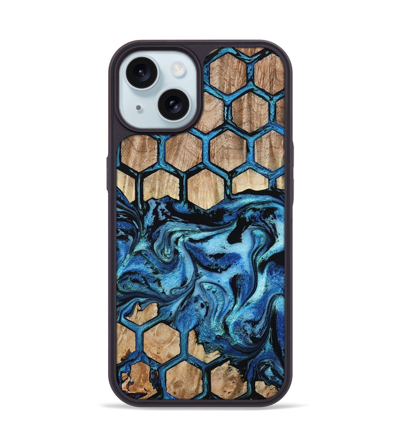 iPhone 15 Wood Phone Case - Camille (Pattern, 801038)