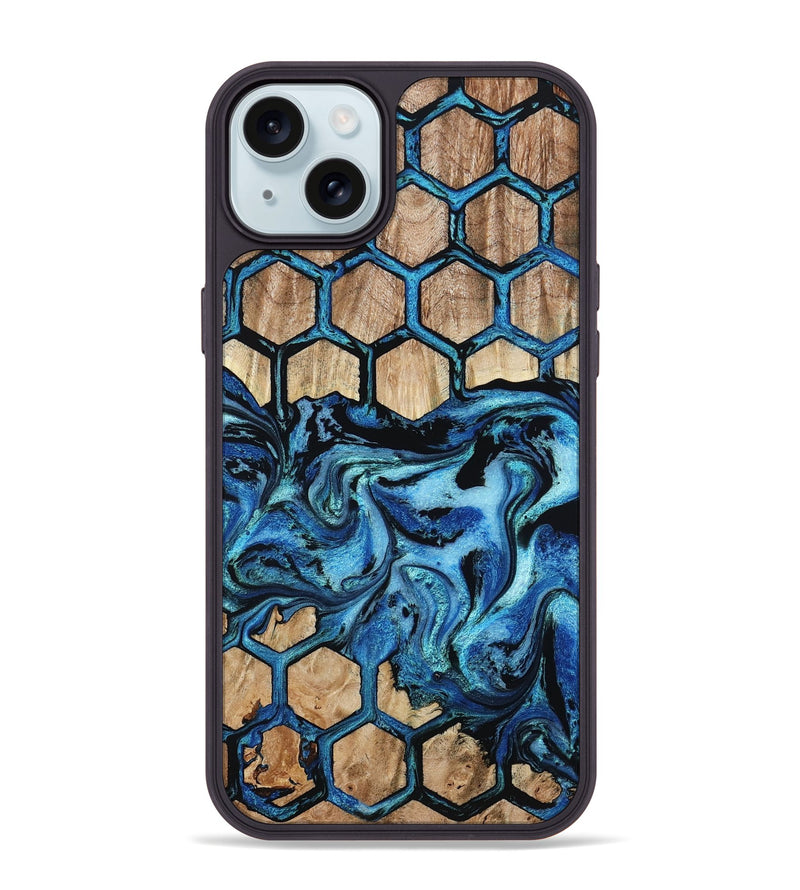 iPhone 15 Plus Wood Phone Case - Camille (Pattern, 801038)