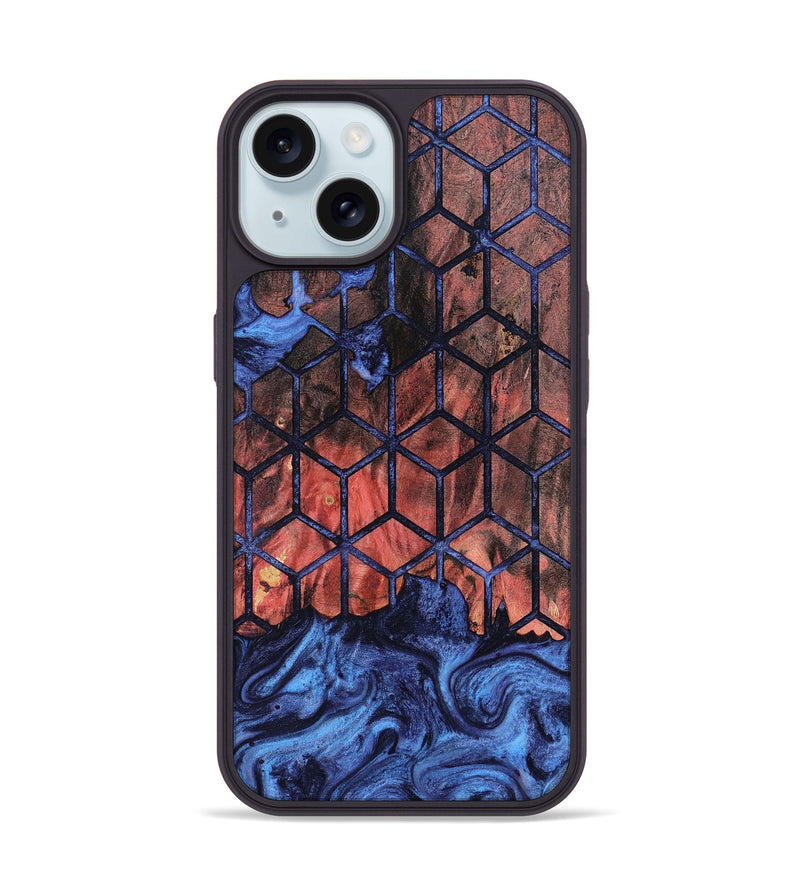 iPhone 15 Wood Phone Case - Cathie (Pattern, 801039)