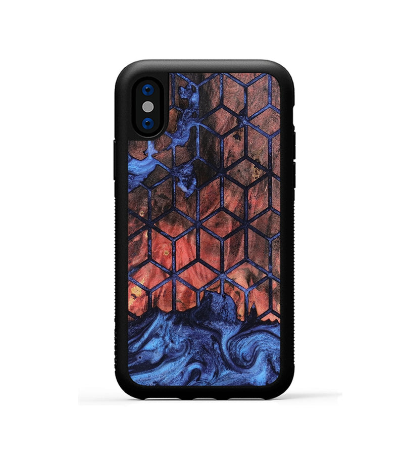 iPhone Xs Wood Phone Case - Cathie (Pattern, 801039)