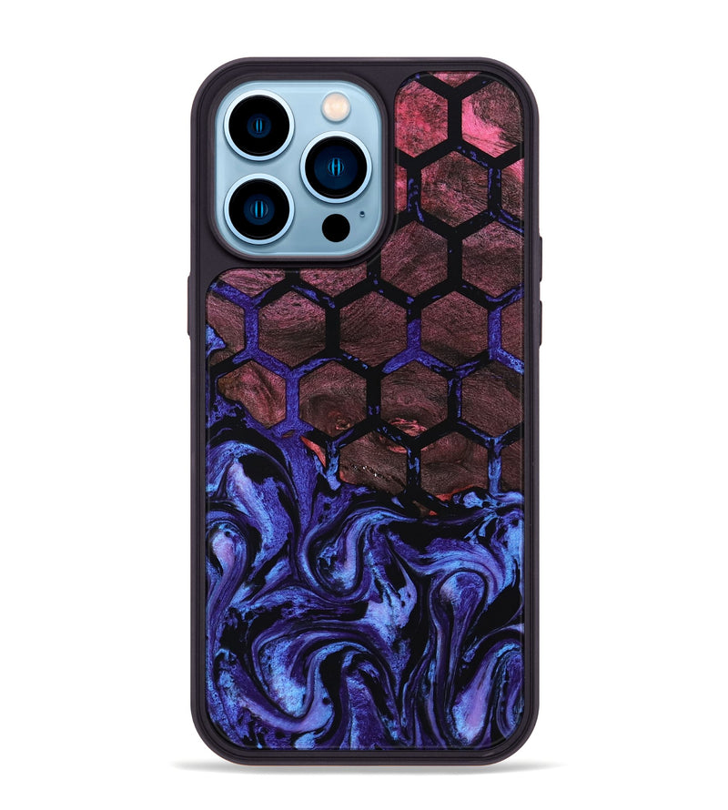 iPhone 14 Pro Max Wood Phone Case - Misti (Pattern, 801041)
